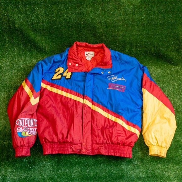 JEFF GORDON VINTAGE CHASE AUTHENTIC 1998 NASCAR WINSTON CUP CHAMP BOMBER SIZE XL - Picture 8 of 8